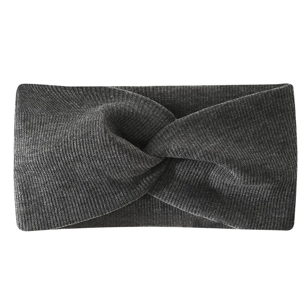 Large Size Baby Headband Girls Yoga Sport Kids Children Adult Women Bandage Solid Twisted Knotted Soft Hair Accessories Turban Purest Peak