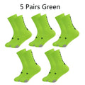 5 Pairs Cycling Socks Men Bicycle Sport Running Bike Socks Mid Tube Compression Outdoor Racing MTB Road Bike Socks Breathable Quick Pick Grocers
