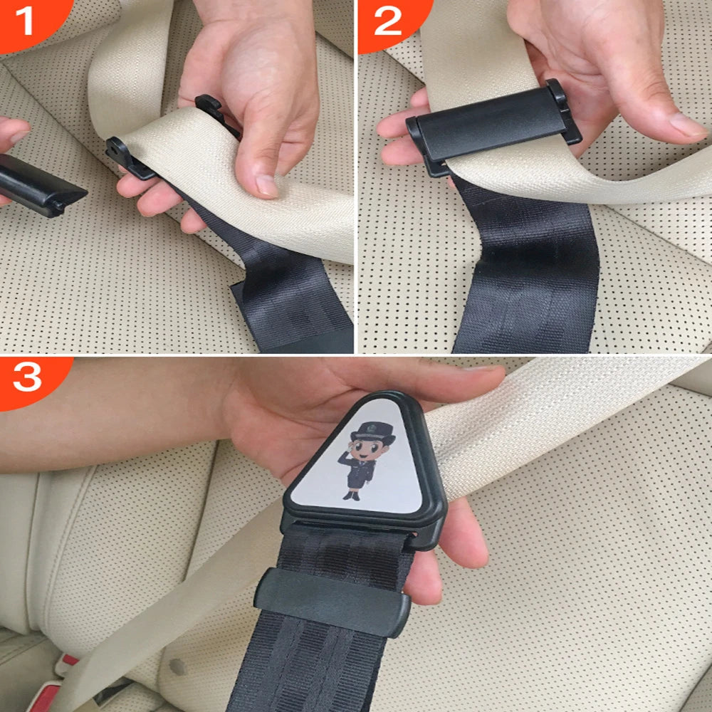 Adjuster 30X6 cm Children Kid Car Safety Belt Universal Car Baby Safety Seat Strap Belt Buckle Seat Belt Correction Tape Purest Peak