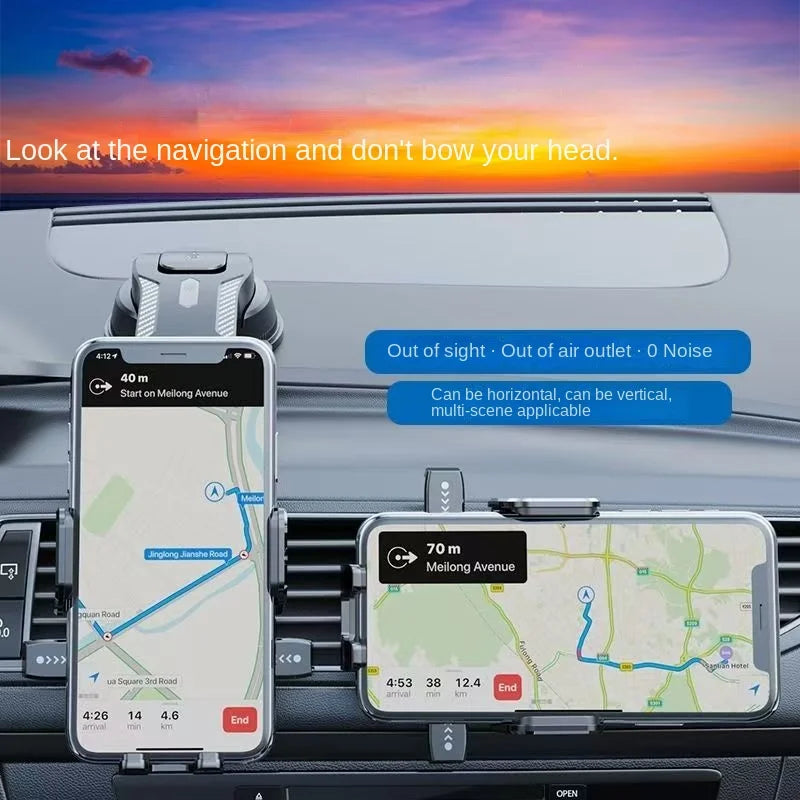 Car holder mobile phone 2025 new car central control instrument panel clip navigation dedicated anti-shake fixed support frame
