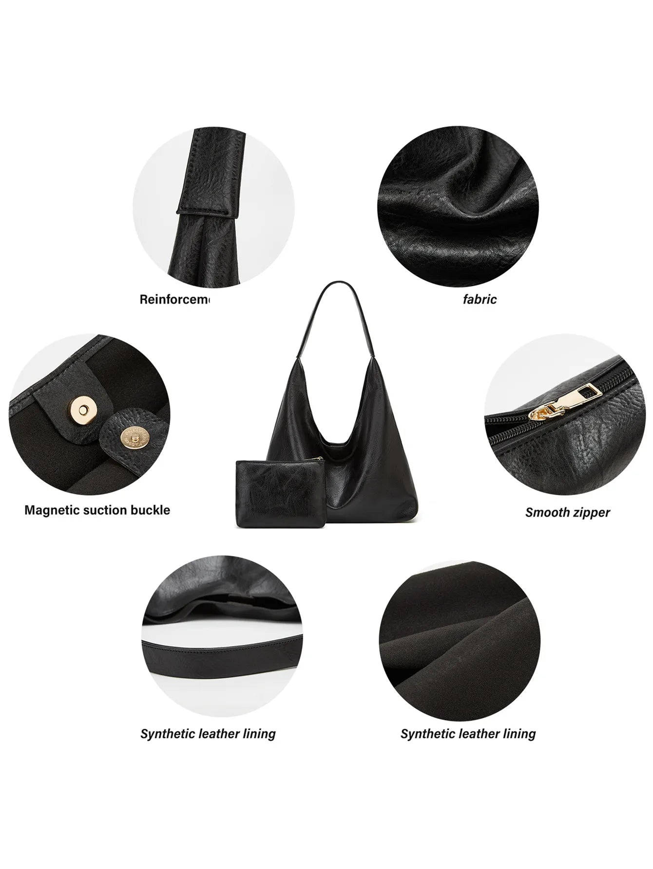 New Tote bag 100 hand bill of lading shoulder women's bag retro simple large bag Tote bag Econic Blanks