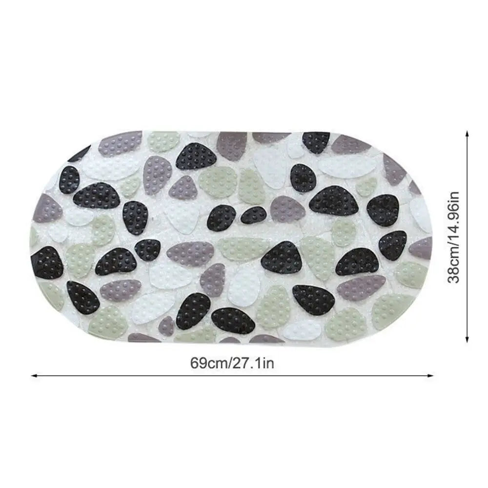 Soft Cartoon PVC Kids Anti Slip Bath Mat Non Skid Safety With Sucker Shower Mat Massage Bathtub Mats Pad Quick Pick Grocers