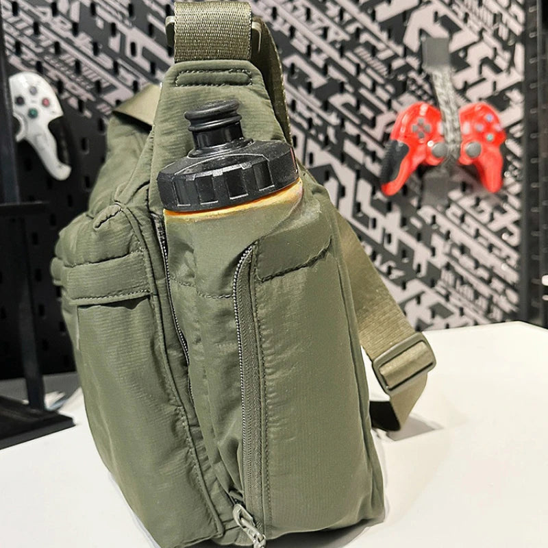 Casual Multi-pocket Messenger Bags for Women Fashion Nylon Shoulder Bag Ladies Large Handbags Female Travel Shopping Tote Purse Quick Pick Grocers