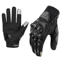 Summer Breathable Full Finger Motorcycle Gloves Non-slip Wear-resistant Motocross Racing Gloves Touch Screen Moto Biker Gloves Quick Pick Grocers