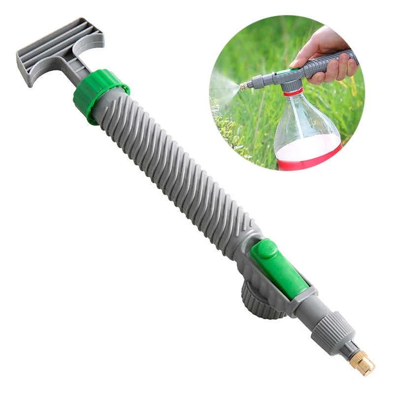 High Pressure Air Pump Manual Sprayer Adjustable Drink Bottle Spray Head Nozzle Garden Watering Tool Sprayer Agriculture Tools Quick Pick Grocers