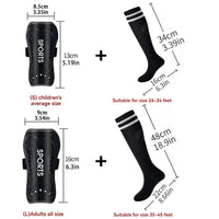 Loogdeel 2 Pair Soccer Shin Guards and Socks for Toddler Kids Youth, Lightweight Soccer Shin Pads Protective Defender Gear Quick Pick Grocers