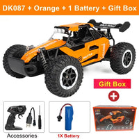 Remote Control Car RC Drift Racing 1:16 Vehicle Off Road Alloy 2.4G Radio High-Speed Trucks With LED Light Climbing Gift Kid Toy Econic Blanks