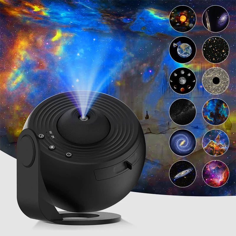Night Light Galaxy Projector Starry Sky Projector 360° Rotate Planetarium Lamp For Kids Bedroom Valentines Day Gift Wedding Deco Quick Pick Grocers