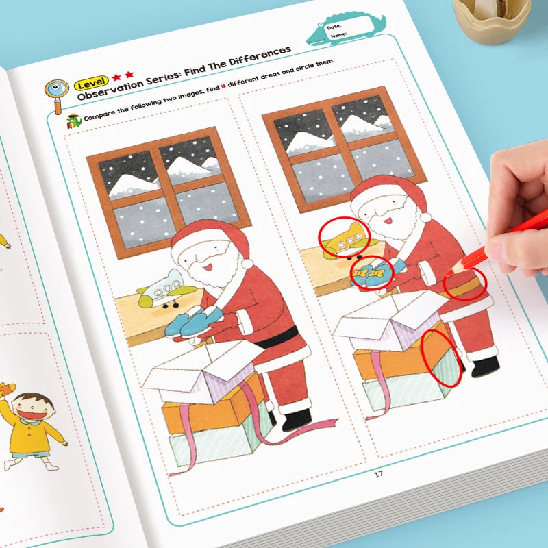 Hidden Differences Activity Book, Featuring 32 Interactive Observation Games and Memory Exercises |   Attention and Concentration Training |   Visual Perception Skills, Focused Attention Games with Numbered Pages |   Find the Quick Pick Grocers