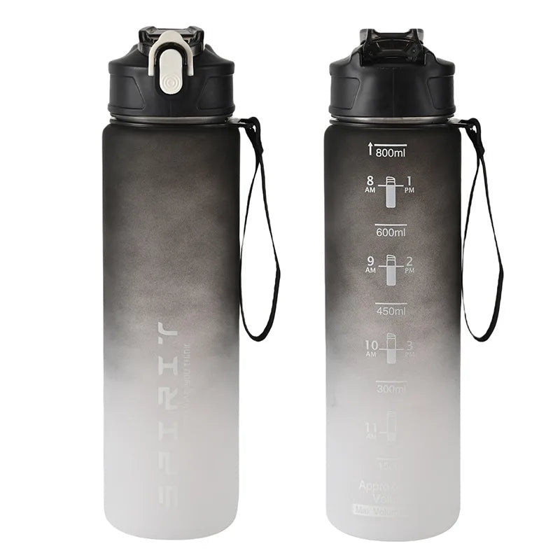 1PCS 800ML Large Capacity Sports Water Bottle Leak Proof Colorful Plastic Cup Drinking Outdoor Travel Portable Gym Fitness Jugs Econic Blanks