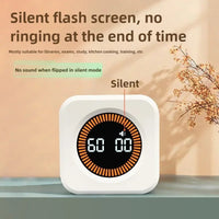 Productivity Timer Cube Timer Gravity Sensor LED Display 4Preset Productivity Time Kid Time Management Kitchen Tools Accessories Quick Pick Grocers