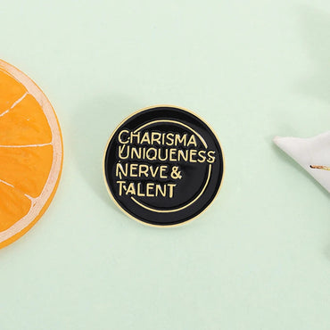 Funny Quote Enamel Pins Positive Saying Pop Music Rock Band LGBT Rainbow Brooches Lapel Badge Funny Jewelry Gifts for Friends ﻿ Quick Pick Grocers