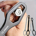 1pc Universal Double Ended Wrench, Self-Tightening 3-17mm Screw Nuts Repair Wrench, Double-Headed Ratchet Spanner, Adjustable Quick Pick Grocers