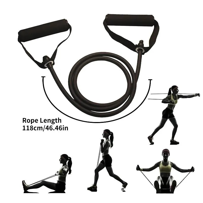 Resistance Bands With Handles, Exercise Bands, Workout Bands With Handles For Men Women, Strength Training Equipment At Home Quick Pick Grocers