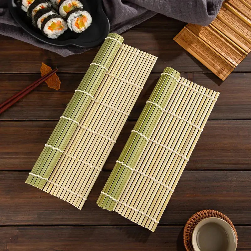 DIY Bamboo Sushi Maker Rolling Mat Sushi Tools Rice Rollers Kitchen Gadget Hand Maker Food Rice Roll Mold Cooking Accessories Quick Pick Grocers