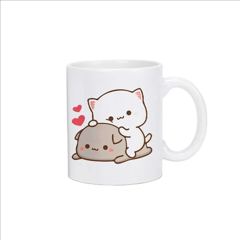 Panda Bear Bubu Dudu Coffee Milk Cup Mocha Cat Panda Bear Couple Christmas Mug Kawaii Cups Original Mugs Free Shipping Drinkware Quick Pick Grocers