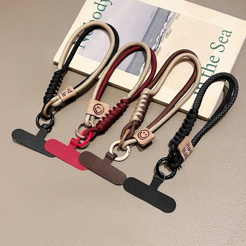 Mobile Phone Lanyard Luxury Braided Wrist Mobile Phone Lanyard Hand-held Pendant Anti-fall Multifunctional Wristband Quick Pick Grocers