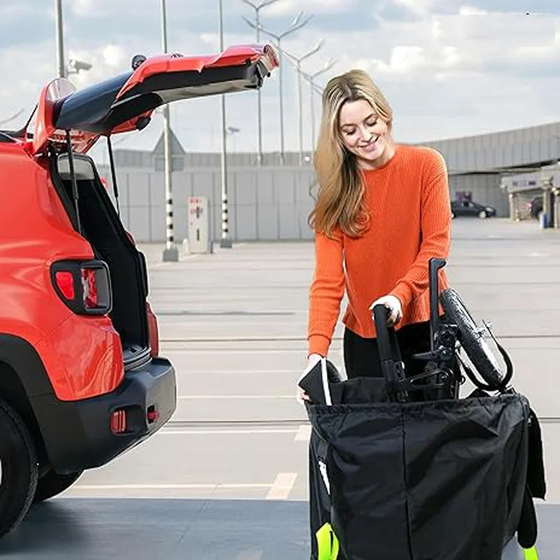 Baby Stroller Travel Bag with Shoulder Belt Pram  Universal Dust Bag Organizer Kindergarten Carts Accessories Walker Cribs Bags Purest Peak