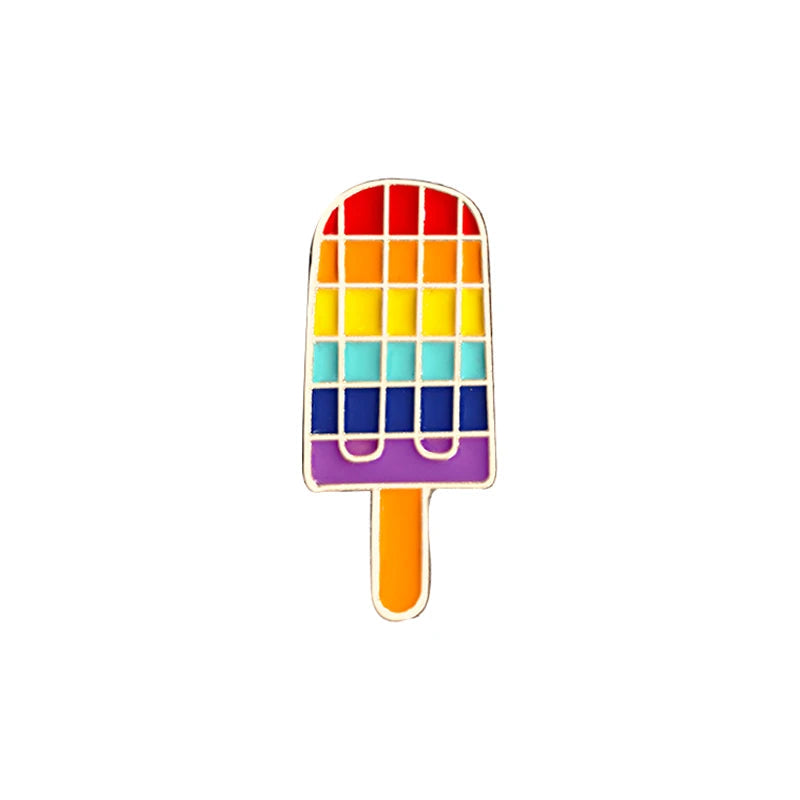 LGBT Flag Rainbow Heart Brooch Peace and Love Enamel Pins Clothes Bag Lapel Pin Gay Lesbian Pride Icon Badge Unisex Jewelry Gift Quick Pick Grocers