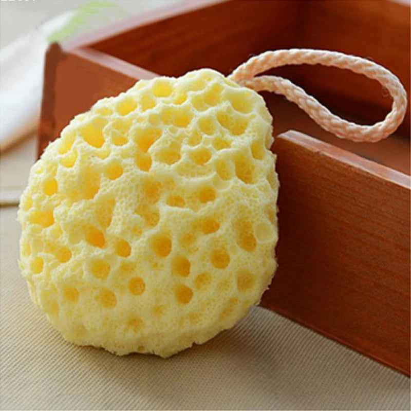1PC Honeycomb Shape Newborn Baby Kids Bath Sponge Brushes Massage Baby Shower Exfoliating Body Face Cleaning Scrubber Newest Purest Peak