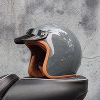 Retro semi-open motorcycle helmet cross-country motorcycle accessories motorcycle helmet 3/4 retro helmet in winter Quick Pick Grocers