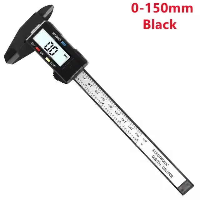 150mm 100mm Electronic Digital Caliper Carbon Fiber Dial Vernier Caliper Gauge Micrometer Measuring Tool Digital Ruler Econic Blanks