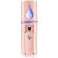 Nano Facial Steamer Mist Spray Eyelash Extensions Cleaning Pores Water SPA Moisturizing Hydrating Face Sprayer USB Rechargeable Quick Pick Grocers