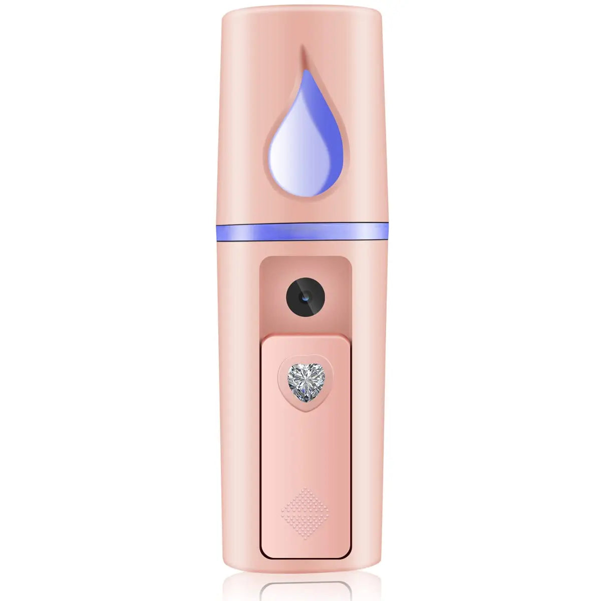 Nano Facial Steamer Mist Spray Eyelash Extensions Cleaning Pores Water SPA Moisturizing Hydrating Face Sprayer USB Rechargeable Quick Pick Grocers