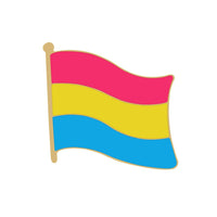 Rainbow Flag LGBT Pride Enamel Pin Inclusive Progress Non-binary Trans Les Bisexual Asexual Brooch Bag Denim Lapel Badge Jewelry Quick Pick Grocers