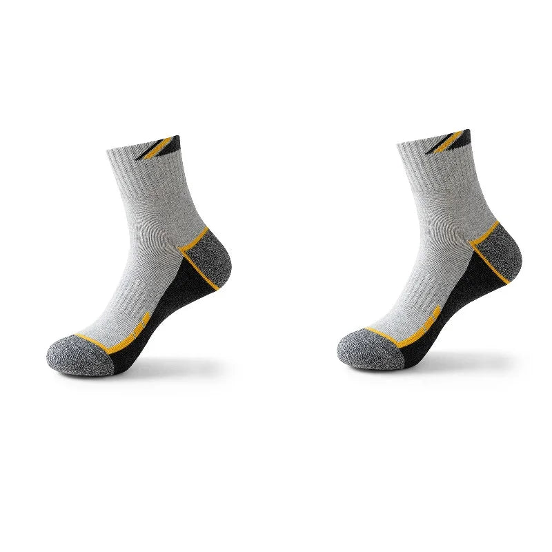 Professional Tennis Cotton Socks Towel Bottom Sports Color Matching Elite Men's Tube Business Running Basketball Socks Thickened Quick Pick Grocers