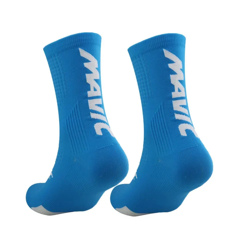 Unisex Sports Compression Socks 1 Pair Moisture-Wicking Breathable for Cycling Hiking Running Basketball Quick Pick Grocers
