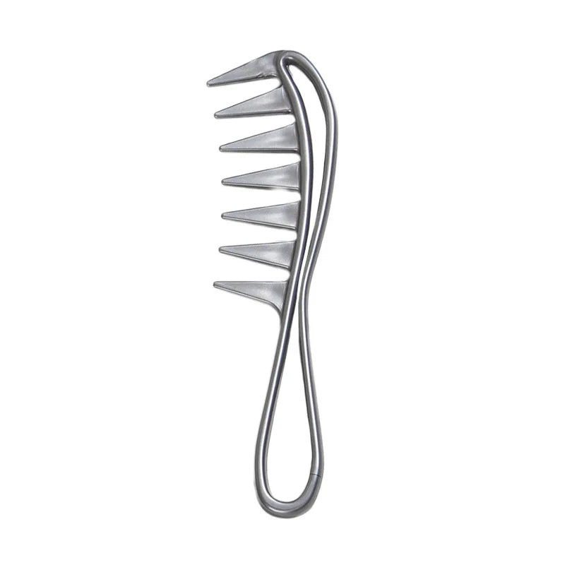 Antistatic Wide Teeth Retro Oil Head Comb Hair Styling Zoning Comb Detangle Curl Hair Comb Salon Hairdressing Tool For Men Woman Quick Pick Grocers