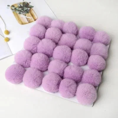 Pompom 5cm 6cm 8cm Fluffy Fur Ball Soft Pompon DIY Pompons For Keychain Sewing On Scarf Hats Shoes Apparel Craft Supplies Econic Blanks
