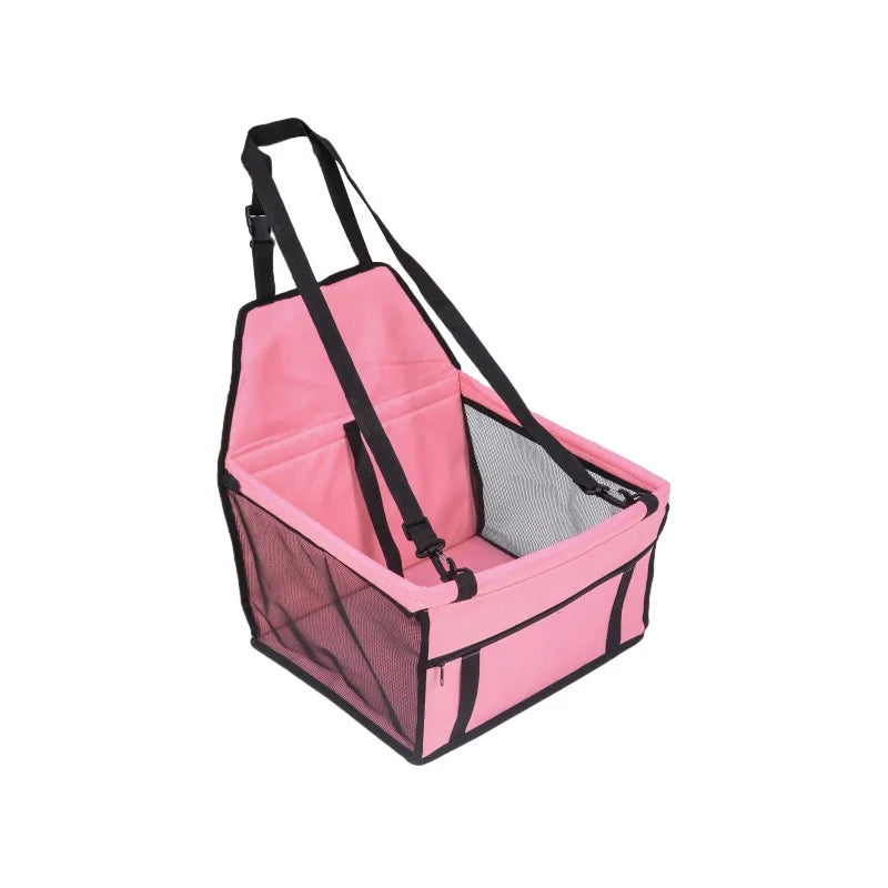 Dog Car Seat Cover Foldable Hammock Pet Harness Cat Bag Basket Stable and Foldable Travel Pet Dog and Cat Safety Car Seat Quick Pick Grocers