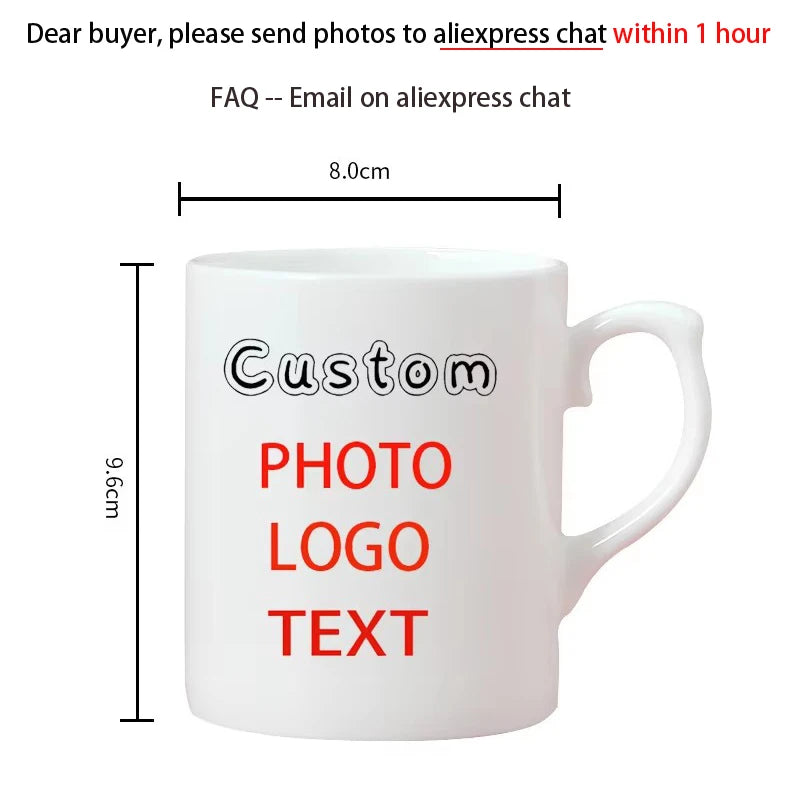 Personalised Your Photo Mug, Custom NAME IMAGE  Cup,Customize Coffee Mugs, Tea Cups, Mothers' day, Fathers' day Wedding Gift Quick Pick Grocers