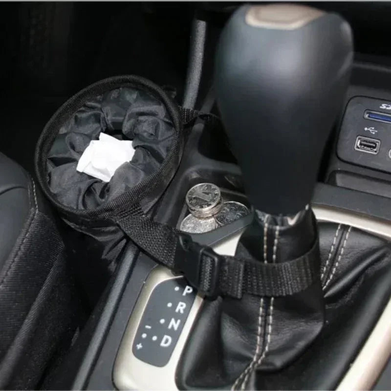 Car Seat Back Trash Holder Hang Litter Bag Garbage Storage Rubbish Container Oxford Cloth Car Waste Bins Cleaning Tools