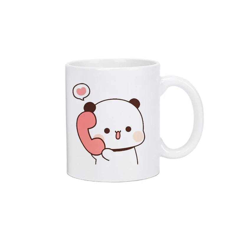 Panda Bear Bubu Dudu Coffee Milk Cup Mocha Cat Panda Bear Couple Christmas Mug Kawaii Cups Original Mugs Free Shipping Drinkware Quick Pick Grocers