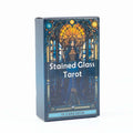 Stained Glass Tarot A 78-Card Deck Leisure Entertainment Game Card Family Gathering Divination Board Playing Games 10.3*6Cm Econic Blanks