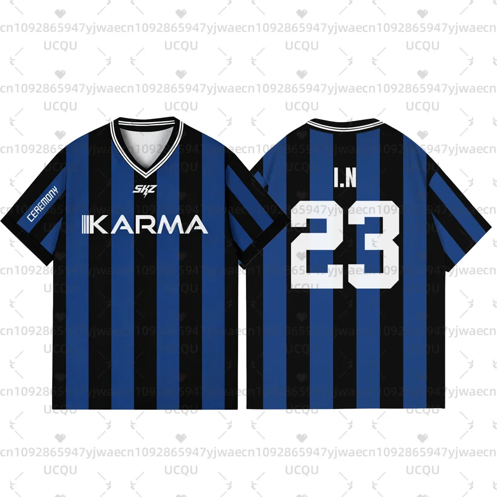 Adult Women's Men's Boys' Casual Sporty KARMA Ceremony 3D Print Graphic T-Shirt Girl Tee Outdoor Sports T-shirt Quick Pick Grocers