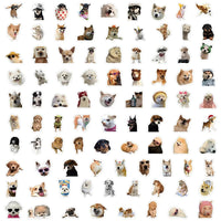 10/50/100pcs Funny Dog Stickers Cartoon Cute Decals Toy Stationery Guitar Phone Bicycle Laptop Luggage Car Graffiti Kids Sticker Quick Pick Grocers
