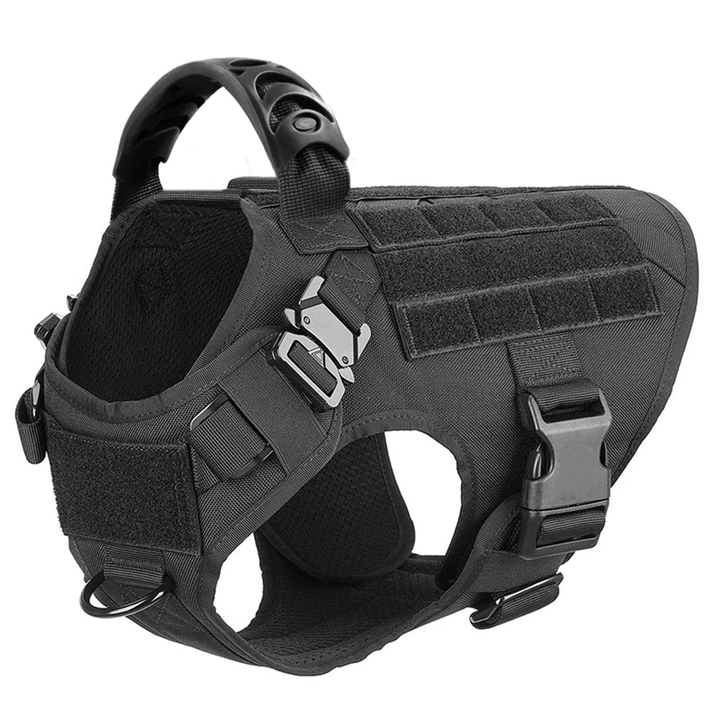 Military Large Dog Harness Training Pet Vest for French Bulldog German Shepherd Malinois Tactical Harnesses For Dogs Accessories Quick Pick Grocers