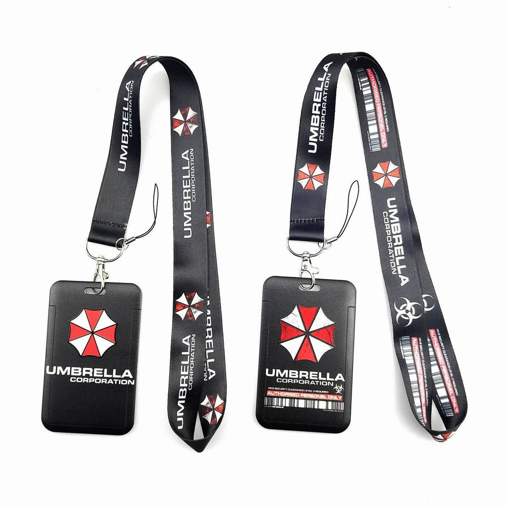 Game logo PVC Card Cover Student Campus Hanging Neck Bag Card Holder Lanyard ID Card Holders key chain Quick Pick Grocers