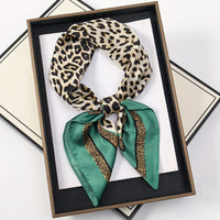 60Colors Luxury Scarf Women 70*70Cm Silk Feel Square Hair Wrapping Foulard Satin Shawl Big Size Head Bandana Hijab Handkerchief Quick Pick Grocers