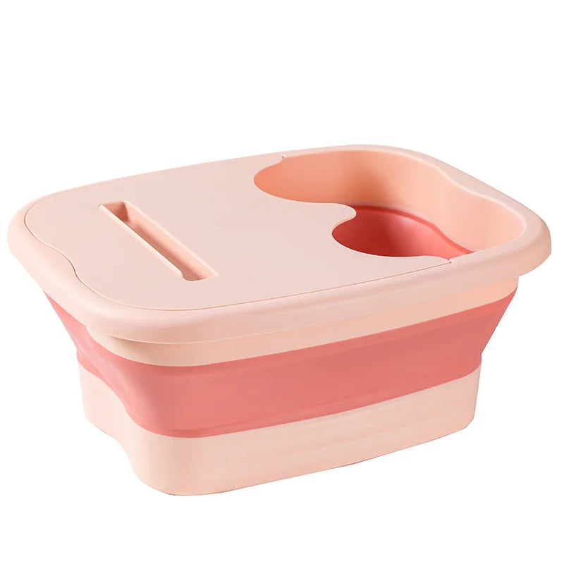 Foldable Footbath Massage Bucket Soaking Bucket Folding Basin Spa Foot Bath Bucket Household Sauna Bathtub Pedicure Bath Bathtub Quick Pick Grocers