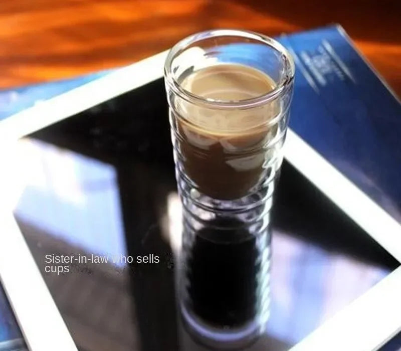 Nespresso Coffee Mug Heat Resistant Double Wall Tea Glass Cup Beer Coffee Handmade Creative Cold Beverage Transparent Drinkware Quick Pick Grocers