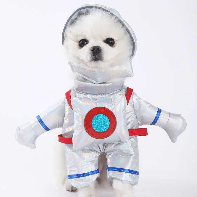 Halloween Dagger Pet Costume - Funny Knife-Holding Dog & Cat Standing Dress for Festival Dress-Up Econic Blanks