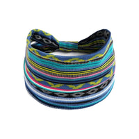 European American Women'S Bohemian Style Elastic Headscarf Fashionable Breathable Cotton Wide Brimmed Hair Accessories Quick Pick Grocers
