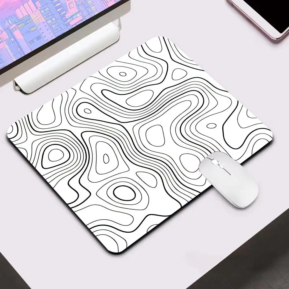 Fluid Mouse Pad Multiple Sizes Large Square Computer Office Game Table Mats Rubber Anti-slip Mousepads Small Decor Desk Pads Quick Pick Grocers