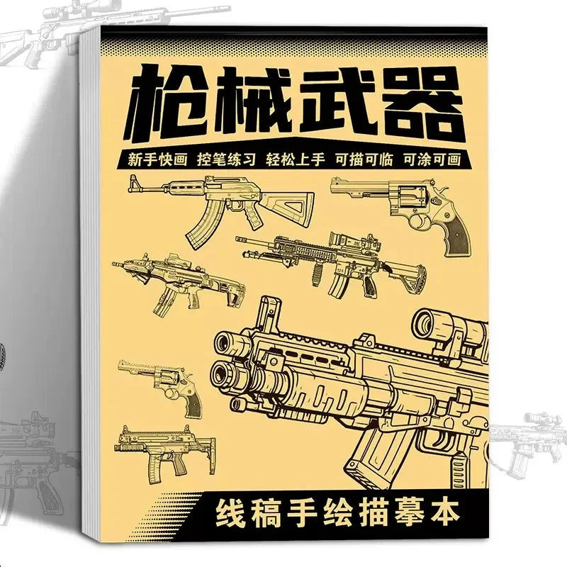 Anime Character Line Art Drawing Book for Beginners - 48 Pages of Simple Hand-Drawn Outlines for Tracing & Practice Painting Econic Blanks