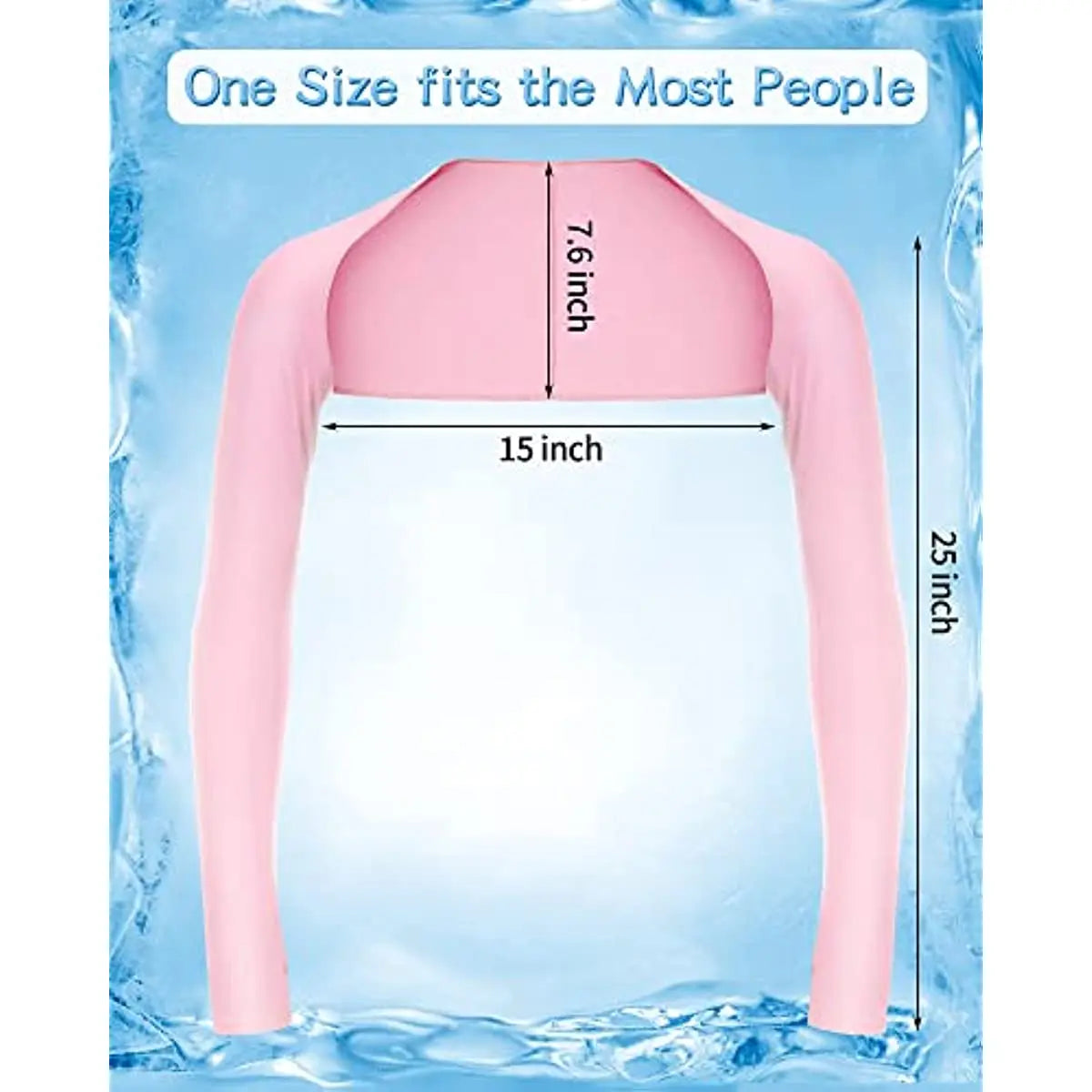 One-piece Ultra-thin Shawl Arm Sleeves Ice Silk Long Gloves Breathable Sun Protection Anti UV Hand Cover Warmer Outdoor Sports Quick Pick Grocers